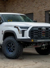 Southern Style Offroad Powdercoated Black Universal 30" Plain Full Plate Front Bumper with Bull Bar Toyota Tundra 2022+                                     - SSO-FBR-03-90 - Image 4