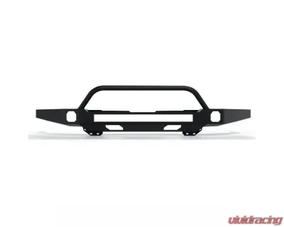 Southern Style Offroad Powdercoated Black Universal 30" Plain Full Plate Front Bumper with Bull Bar Toyota Tundra 2022+ - SSO-FBR-03-90