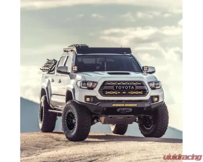 Southern Style Offroad Powdercoated Black Slimeline Stage 2 High Clearance Wings Toyota Tacoma 2016-2023 - SSO-FBR-03-97