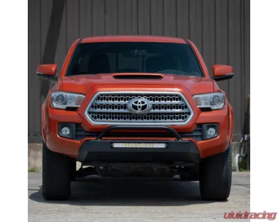 Southern Style Offroad Powdercoated Black Slimline Lite Front Bumper without Bull Bar Toyota Tacoma 2016-2023 - SSO-FRB-03-35