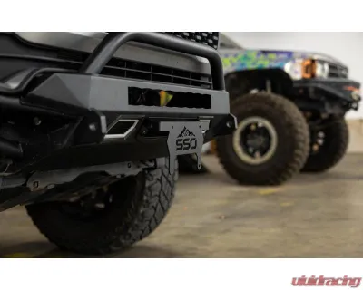 Southern Style Offroad Powdercoated Black Universal Fairlead License Plate Bracket - SSO-LPF-00-05
