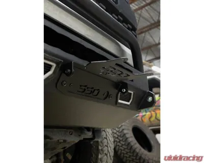 Southern Style Offroad Powdercoated Black Universal Fairlead License Plate Bracket - SSO-LPF-00-05