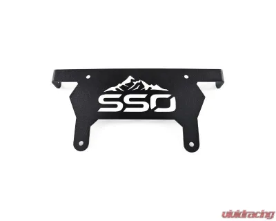 Southern Style Offroad Powdercoated Black Universal Fairlead License Plate Bracket - SSO-LPF-00-05