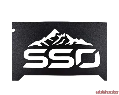 Southern Style Offroad Powdercoated Black Universal Fairlead License Plate Bracket - SSO-LPF-00-05
