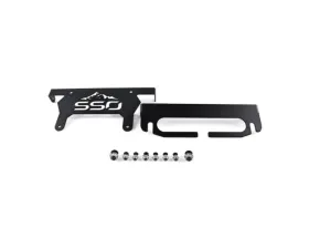 Southern Style Offroad Powdercoated Black Universal Fairlead License Plate Bracket