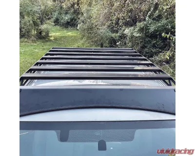 Southern Style Offroad Aluminum Roof Rack with Standard Wind Fairing with 40" Light Bar Cutout Toyota Tacoma 2005-2023 - SSO-RRA-03-11