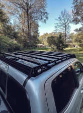 Southern Style Offroad Aluminum Roof Rack with Standard Wind Fairing with 40" Light Bar Cutout Toyota Tacoma 2005-2023                                     - SSO-RRA-03-11 - Image 4