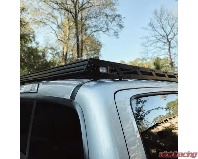 Southern Style Offroad Aluminum Roof Rack with Standard Wind Fairing with 40" Light Bar Cutout Toyota Tacoma 2005-2023 - SSO-RRA-03-11