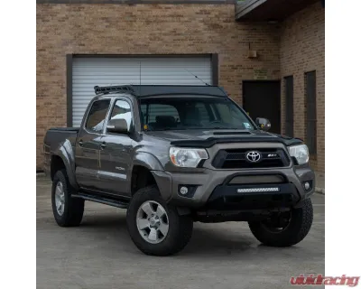 Southern Style Offroad Aluminum Roof Rack with Standard Wind Fairing with 40" Light Bar Cutout Toyota Tacoma 2005-2023 - SSO-RRA-03-11