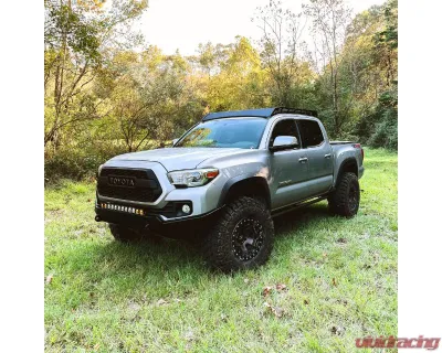 Southern Style Offroad Aluminum Roof Rack with Standard Wind Fairing with 40" Light Bar Cutout Toyota Tacoma 2005-2023 - SSO-RRA-03-11