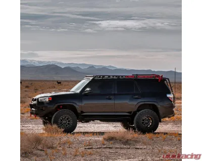 Southern Style Offroad Aluminum Roof Rack with Standard Wind Fairing with No Light Bar Cutout Toyota 4Runner 2010-2024 - SSO-RRA-03-12