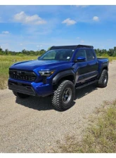 Southern Style Offroad Aluminum Roof Rack with Standard Wind Fairing with 40" Light Bar Cutout Toyota Tacoma 2024+                                     - SSO-RRA-03-15 - Image 13