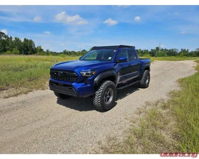 Southern Style Offroad Aluminum Roof Rack with Standard Wind Fairing with 40" Light Bar Cutout Toyota Tacoma 2024+ - SSO-RRA-03-15
