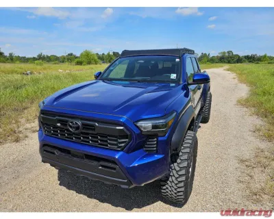 Southern Style Offroad Aluminum Roof Rack with Standard Wind Fairing with 40" Light Bar Cutout Toyota Tacoma 2024+ - SSO-RRA-03-15