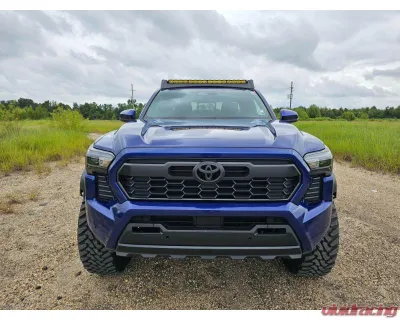 Southern Style Offroad Aluminum Roof Rack with Standard Wind Fairing with 40" Light Bar Cutout Toyota Tacoma 2024+ - SSO-RRA-03-15