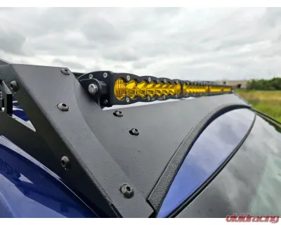 Southern Style Offroad Aluminum Roof Rack with Standard Wind Fairing with 40" Light Bar Cutout Toyota Tacoma 2024+ - SSO-RRA-03-15