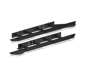 Southern Style Offroad Powdercoated Black Driver Side Rock Slider Toyota Tacoma Double Cab Short Bed 2005-2023