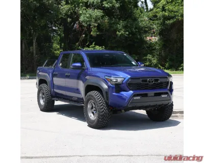 Southern Style Offroad Powdercoated Black Rock Slider Toyota Tacoma Double Cab Short Bed 2024+ - SSO-RSD-03-17