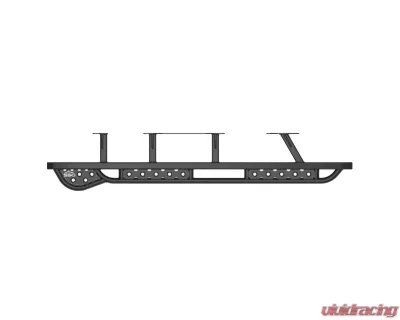 Southern Style Offroad Powdercoated Black Rock Slider Toyota Tacoma Double Cab Short Bed 2024+ - SSO-RSD-03-17