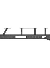 Southern Style Offroad Powdercoated Black Rock Slider Toyota Tacoma Double Cab Short Bed 2024+                                     - SSO-RSD-03-17 - Image 7