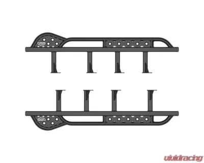 Southern Style Offroad Powdercoated Black Driver Side Rock Slider Toyota FJ Cruiser 2007-2014 - SSO-RSD-03-28