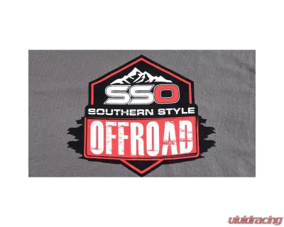 Southern Style Offroad 2XL Charcoal Grey T-Shirt with Logo - SSO-TSG-00-2X