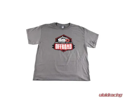 Southern Style Offroad 2XL Charcoal Grey T-Shirt with Logo - SSO-TSG-00-2X