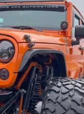 Motobilt Crusher 2 Inch Front Fenders Jeep Wrangler 2007-2018                                     - MB1075-2 - Image 3