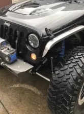 Motobilt Crusher 2 Inch Front Fenders Jeep Wrangler 2007-2018                                     - MB1075-2 - Image 10