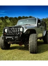 Motobilt Crusher 4 Inch Front Fenders Jeep Wrangler 2007-2018                                     - MB1075-4 - Image 3