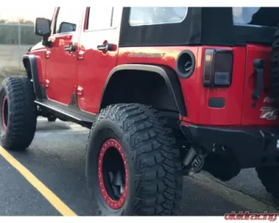 Motobilt Crusher 2 Inch Rear Fenders Jeep Wrangler 2007-2018 - MB1076-2