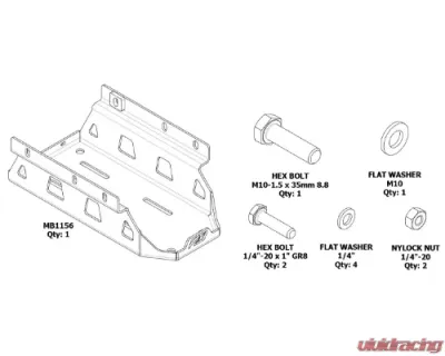 Motobilt E-Torque Battery Skid U Jeep Wrangler 2019-2021 - MB1156