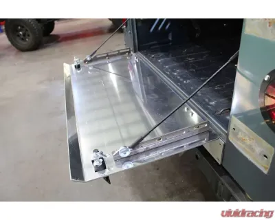 Motobilt Fold Down Aluminum Tailgate for Jeep Wrangler CJ | YJ | TJ | LJ 1976-2006 - MB1168