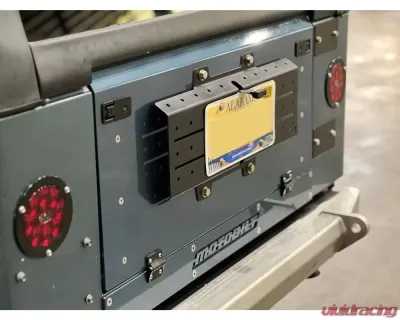 Motobilt Fold Down Aluminum Tailgate for Jeep Wrangler CJ | YJ | TJ | LJ 1976-2006 - MB1168