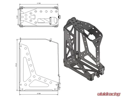 Motobilt Jerry Can Mount Wavian | Harbor Freight Nato Gas Cans - MB5525