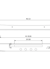 Motobilt Micro Series Rear Bumper w/ Light Mount Jeep Wrangler JK | JKU                                     - MB1039-1039-3 - Image 2