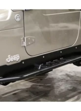 Motobilt Rocker Guards Fits Competition/Stretch Cut Corner Guards w/ Tube Step Jeep Wrangler TJ                                     - MB1054-S-FND - Image 3