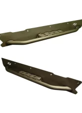 Motobilt Full Length Rocker Guards w/ Tube Step Jeep Wrangler TJ                                     - MB1056-S-FND - Image 2