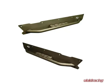 Motobilt Full Length Rocker Guards w/ Tube Step Jeep Wrangler TJ - MB1056-S-FND