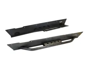 Motobilt Rocker Guards w/ Tube Step Factory Flares Jeep Wrangler LJ Unlimited