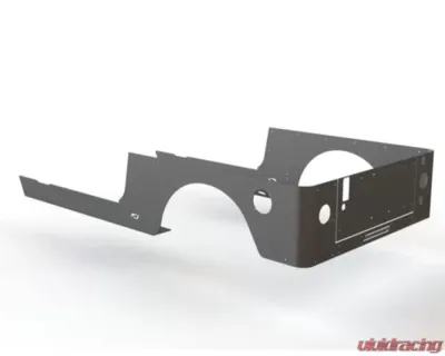 Motobilt Full Length Rocker Guards Jeep Wrangler LJ Unlimited - MB1064-FND