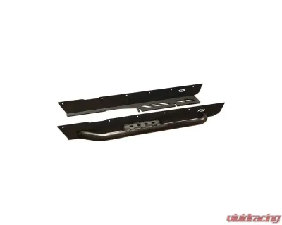 Motobilt Full Length Rocker Guards w/ Step Jeep Wrangler LJ 2004-2006 - MB1064-S-FND