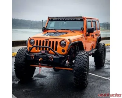 Motobilt Aluminum Crusher 2 Inch Front Fenders Jeep Wrangler 2007-2018 - MB1075-2-A
