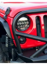 Motobilt Aluminum Crusher 2 Inch Front Fenders Jeep Wrangler 2007-2018                                     - MB1075-2-A - Image 5