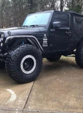 Motobilt Aluminum Crusher 2 Inch Front Fenders Jeep Wrangler 2007-2018                                     - MB1075-2-A - Image 6