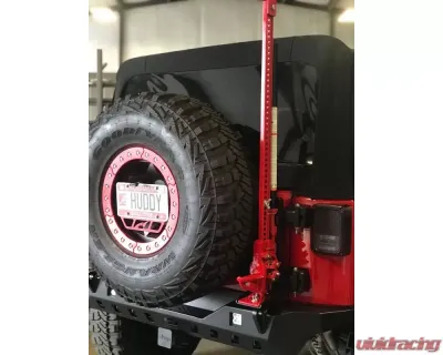 Motobilt Spare Tire Carrier w/ Hi-lift Jack Mount Jeep Wrangler JK | JKU - MB1084-1085