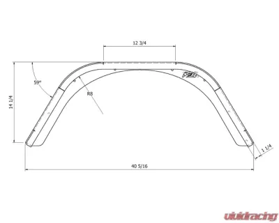 Motobilt 2" Rear Double Arch Fender Flare Set Jeep Wrangler TJ | LJ - MB1088-2