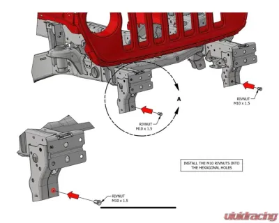 Motobilt Hammer Series Bumper Skid Plate Jeep Wrangler JL | JLU | Gladiator JT - MB1094