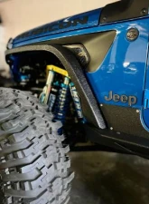 Motobilt Aluminum Front Fender Flares Jeep Gladiator JT 2021-2023                                     - MB1101-A - Image 3