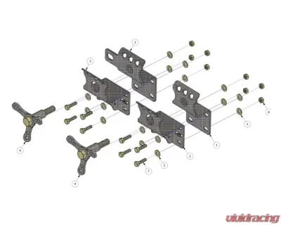 Motobilt HiLift Jack Mount Molle Panel Universal Fit - MB1120